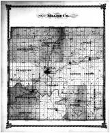 Miami County Map, Miami County 1878